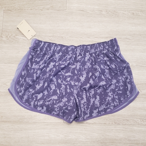 Nike Tempo Running Shorts Brief  Lined High Rise XXL Purple Dri-Fit FZ3482-509 - Picture 2 of 15